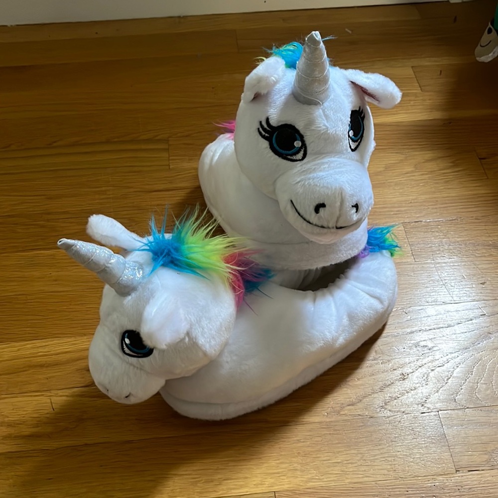 Unicorn slippers